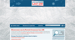 Desktop Screenshot of portailjeunesselac2m.org